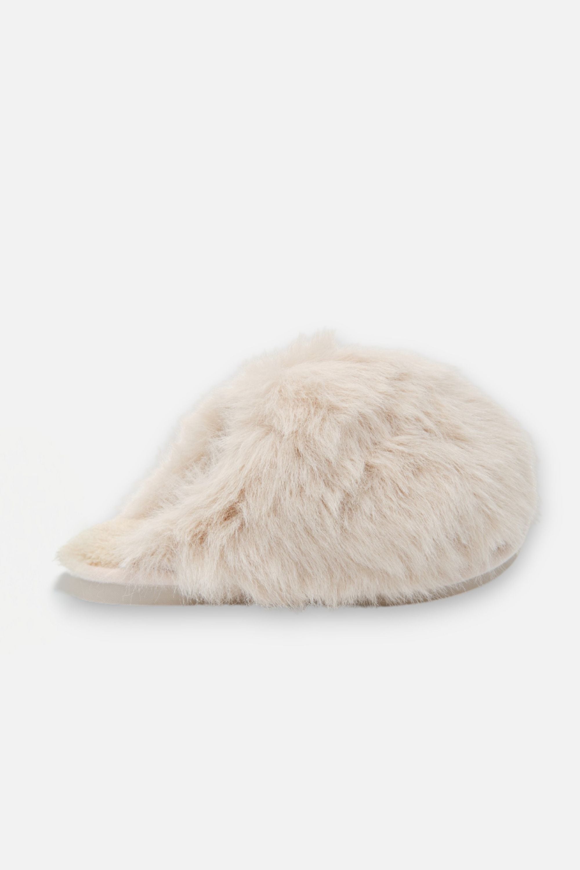 Ultimate Cosy Fluffy Slippers Cream, featuring true to size