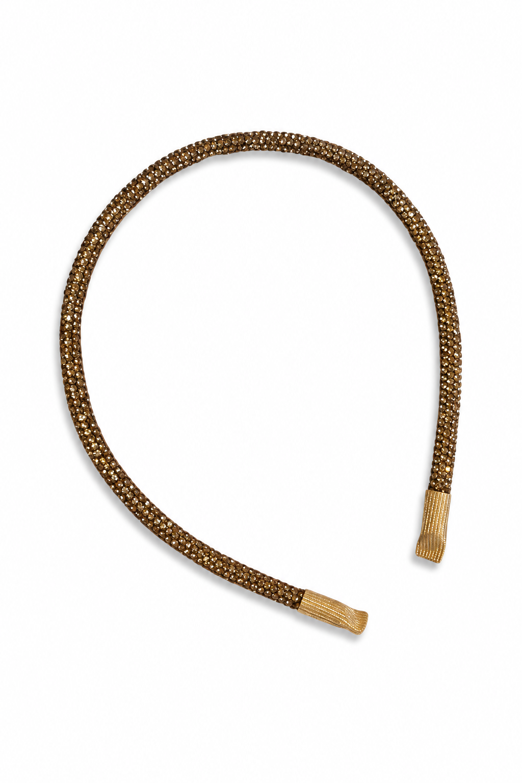 Crystal Dazzle Headband Gold