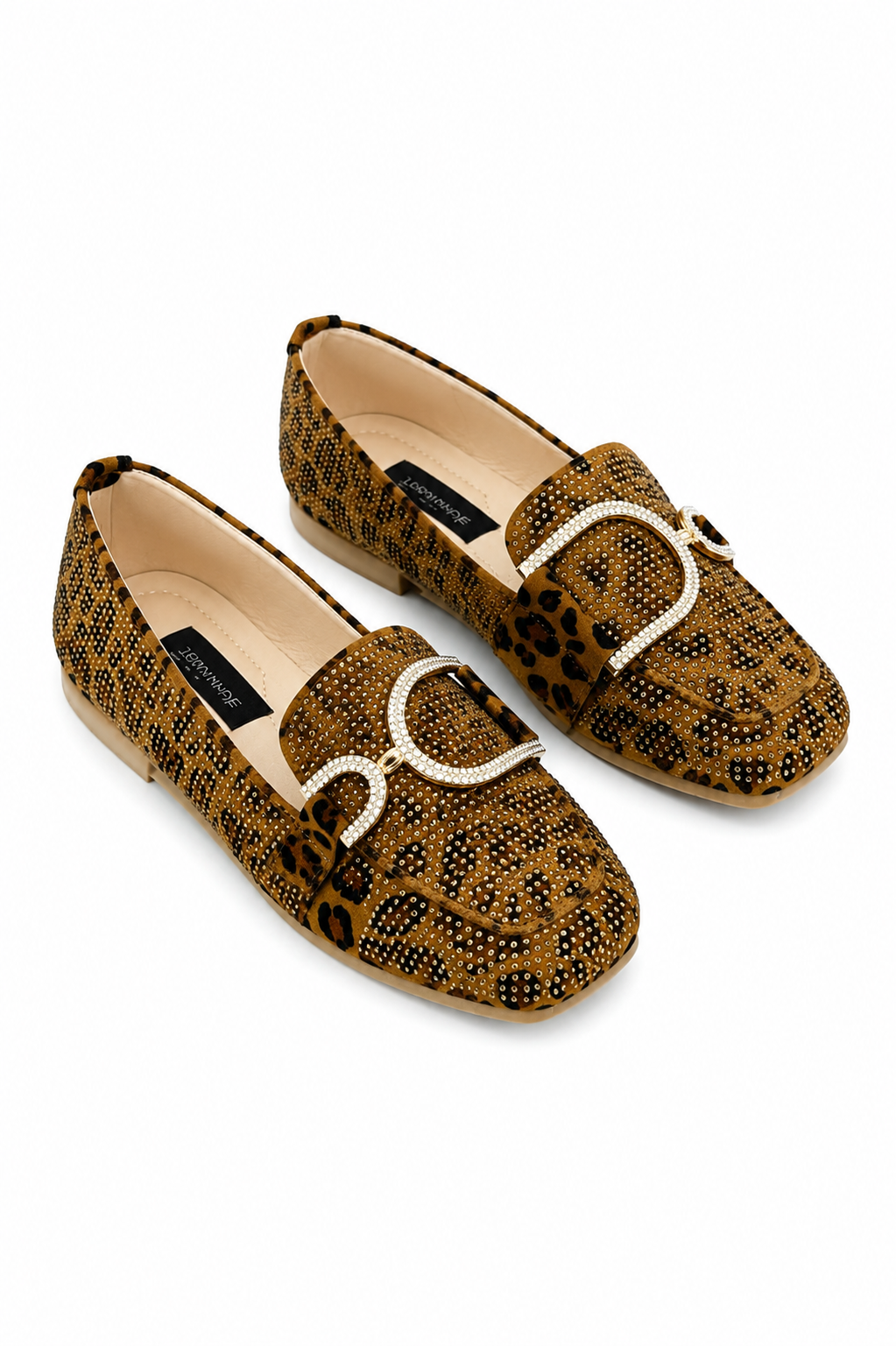 Crystal Imperial Suede Loafers Limited Edition Leopard