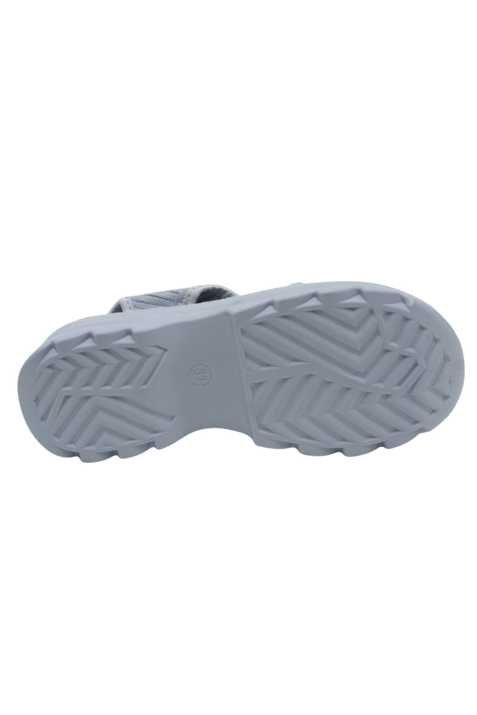 Sparkly Stretch Sock Sandals Grey, featuring stretch sock style for comfort
