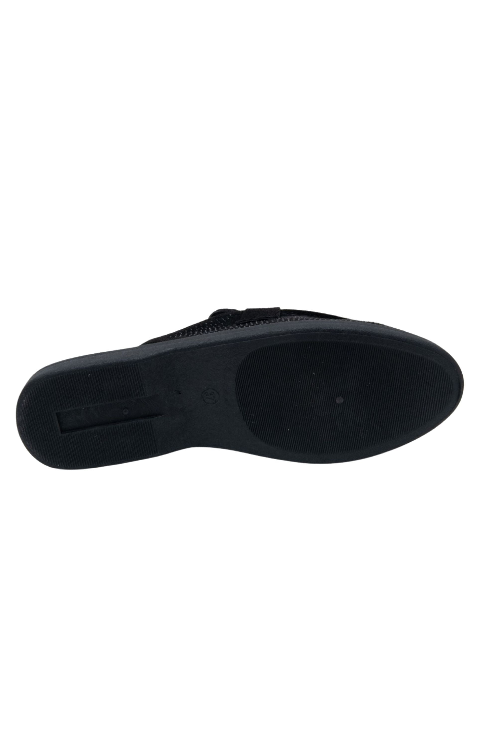 Crystal Dream Slip On Clog Mules Black, featuring sparkly Finish
