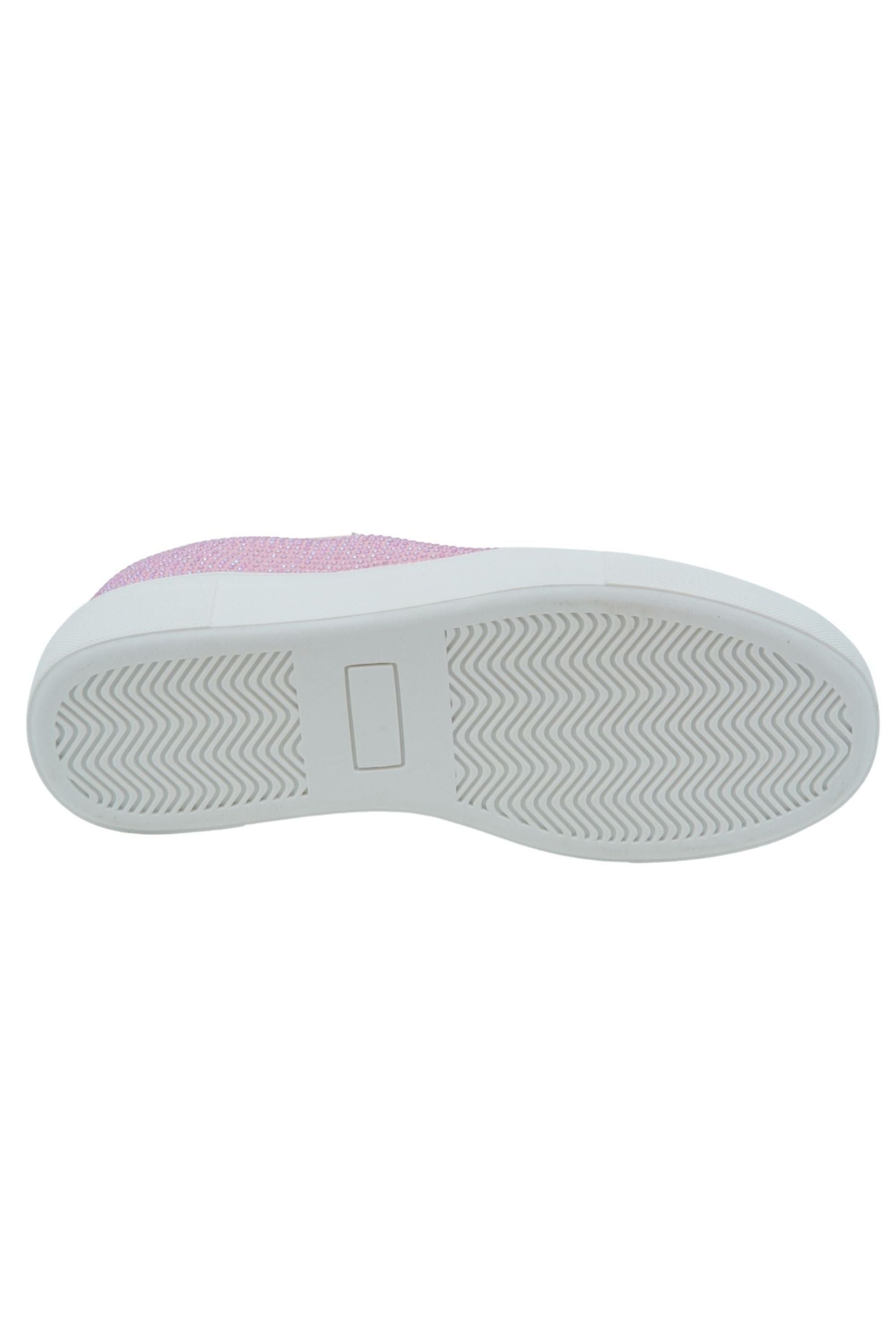 Crystal Deluxe Zip Pumps Limited Edition Trainers Pink, featuring key design details