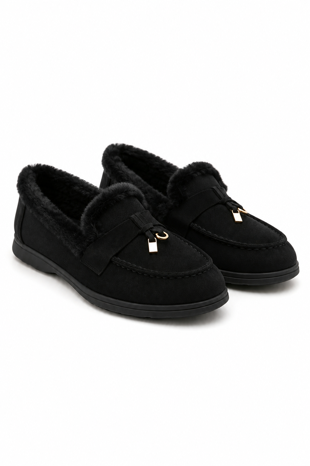 Velvet Crush Loafers Black