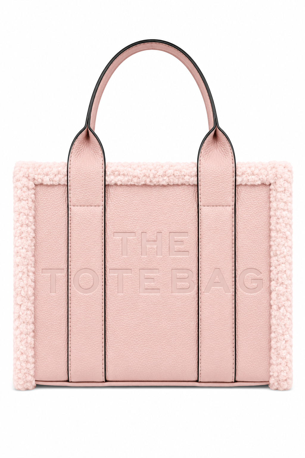 Winter Crush Medium Sherpa Handbag Pink