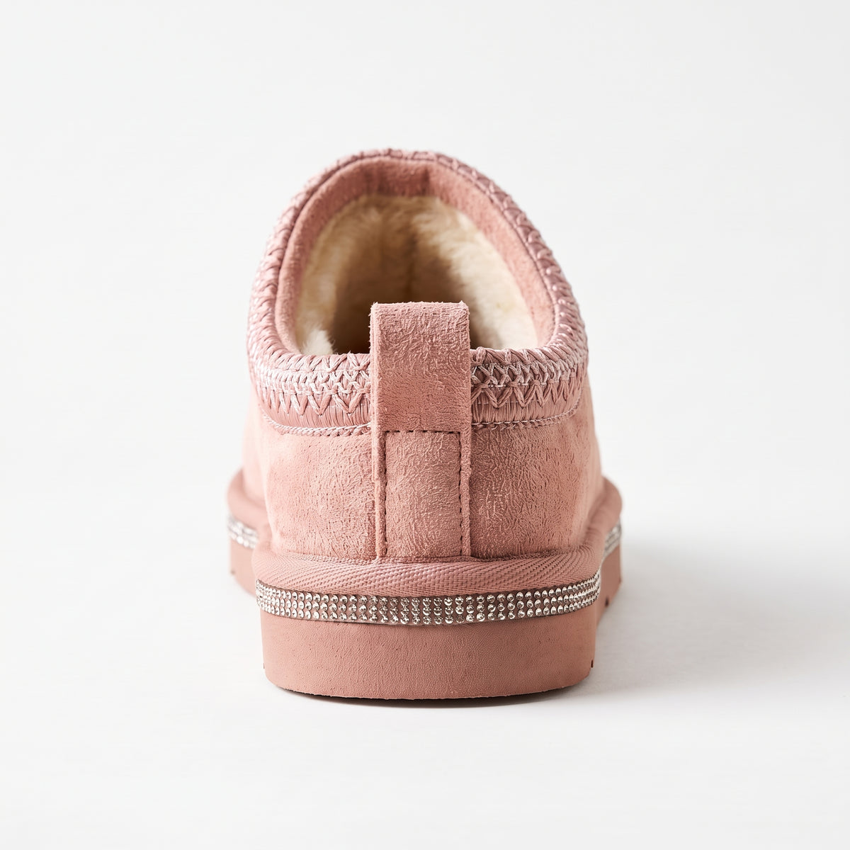 Crystal Platform Tazgirl Faux Fur Lined Slippers Limited Edition Pink