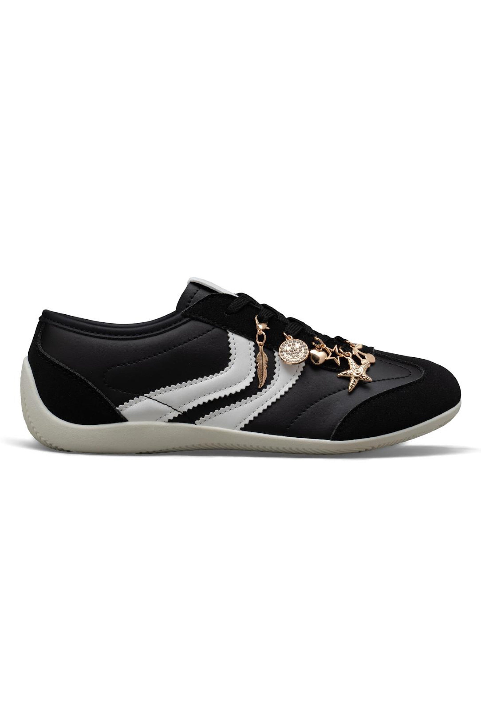 Sparkly Charm Horizon Trainers Black
