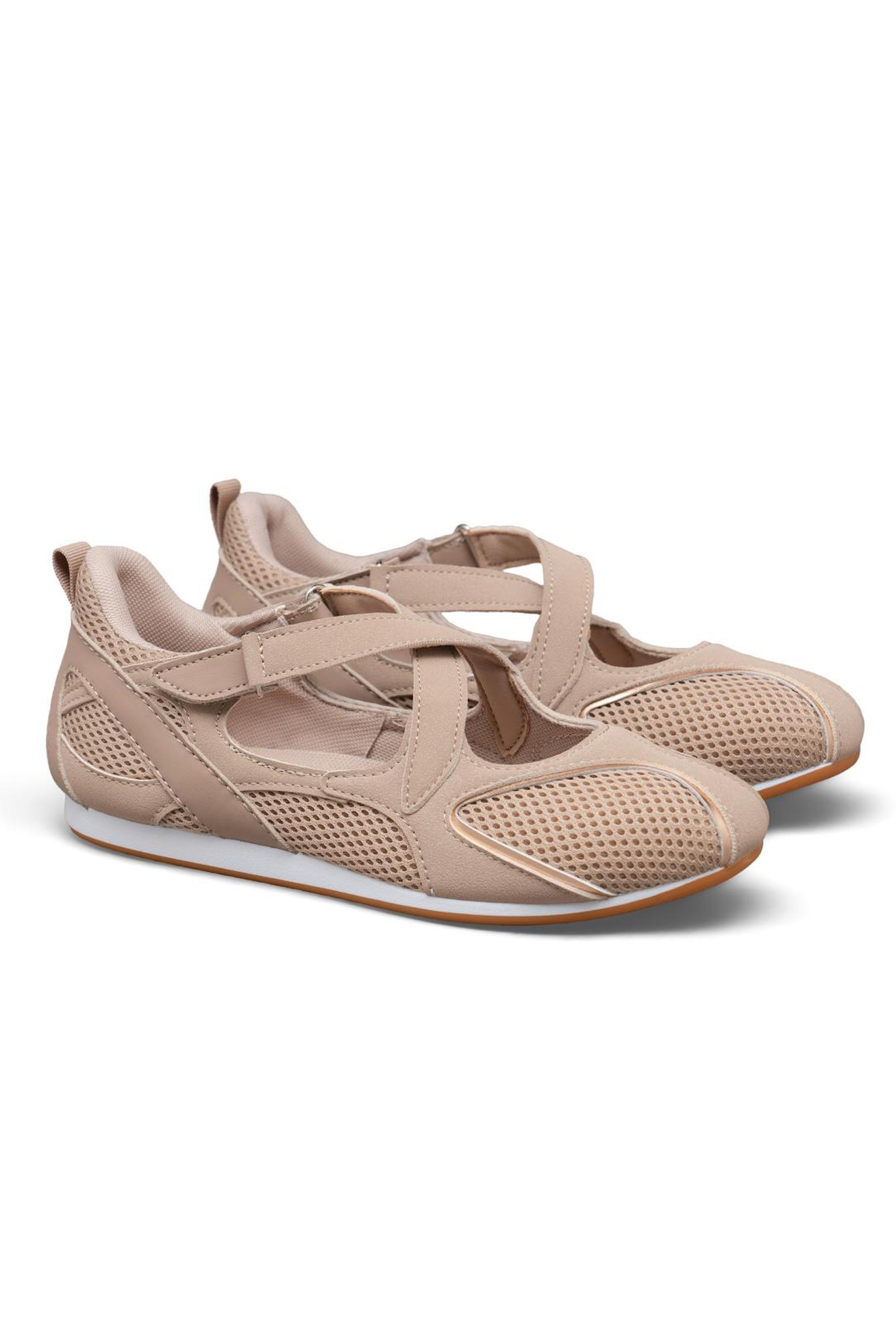 Comfort Velocity Shadowline Trainers Beige
