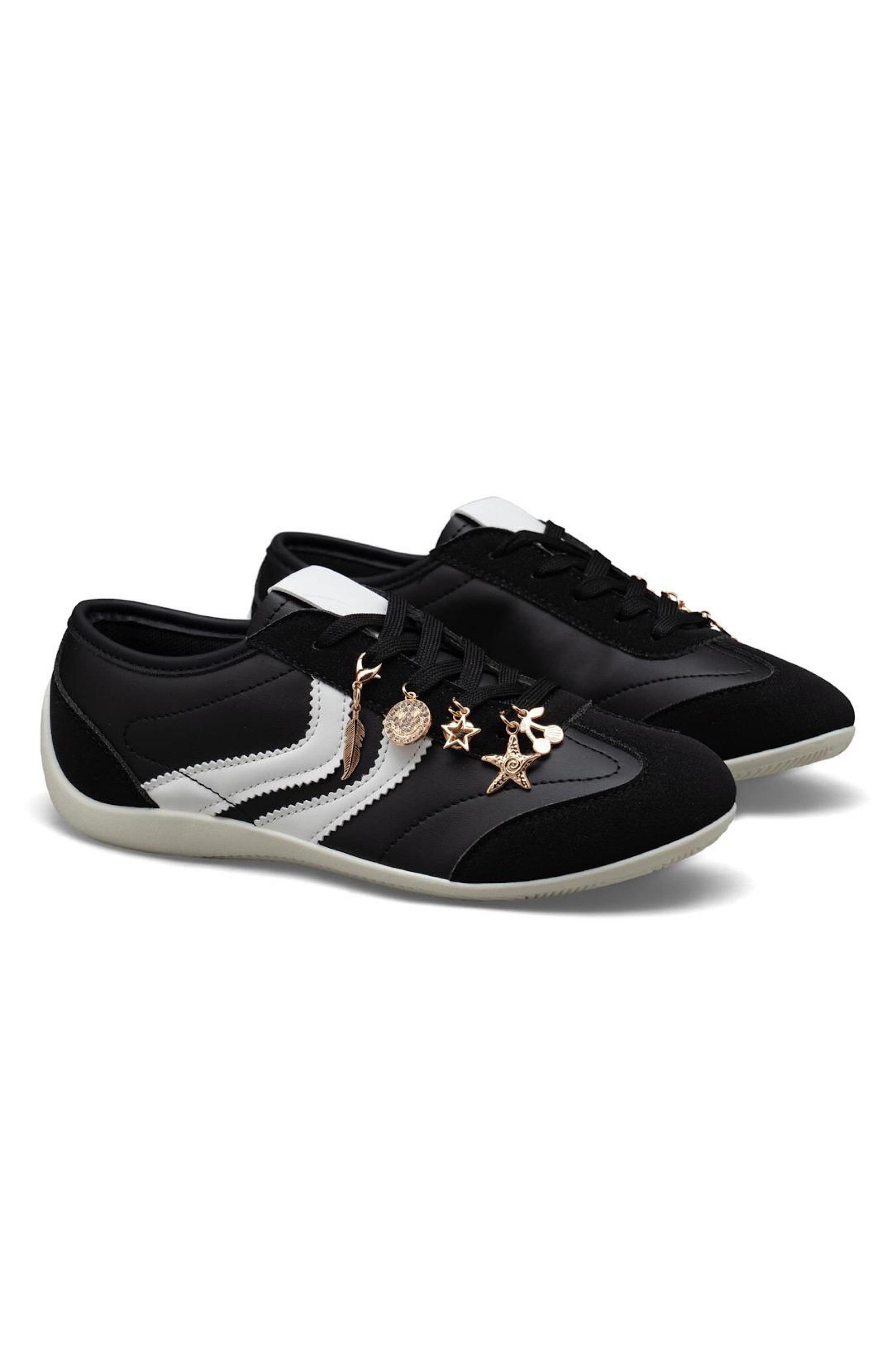 Sparkly Charm Horizon Trainers Black