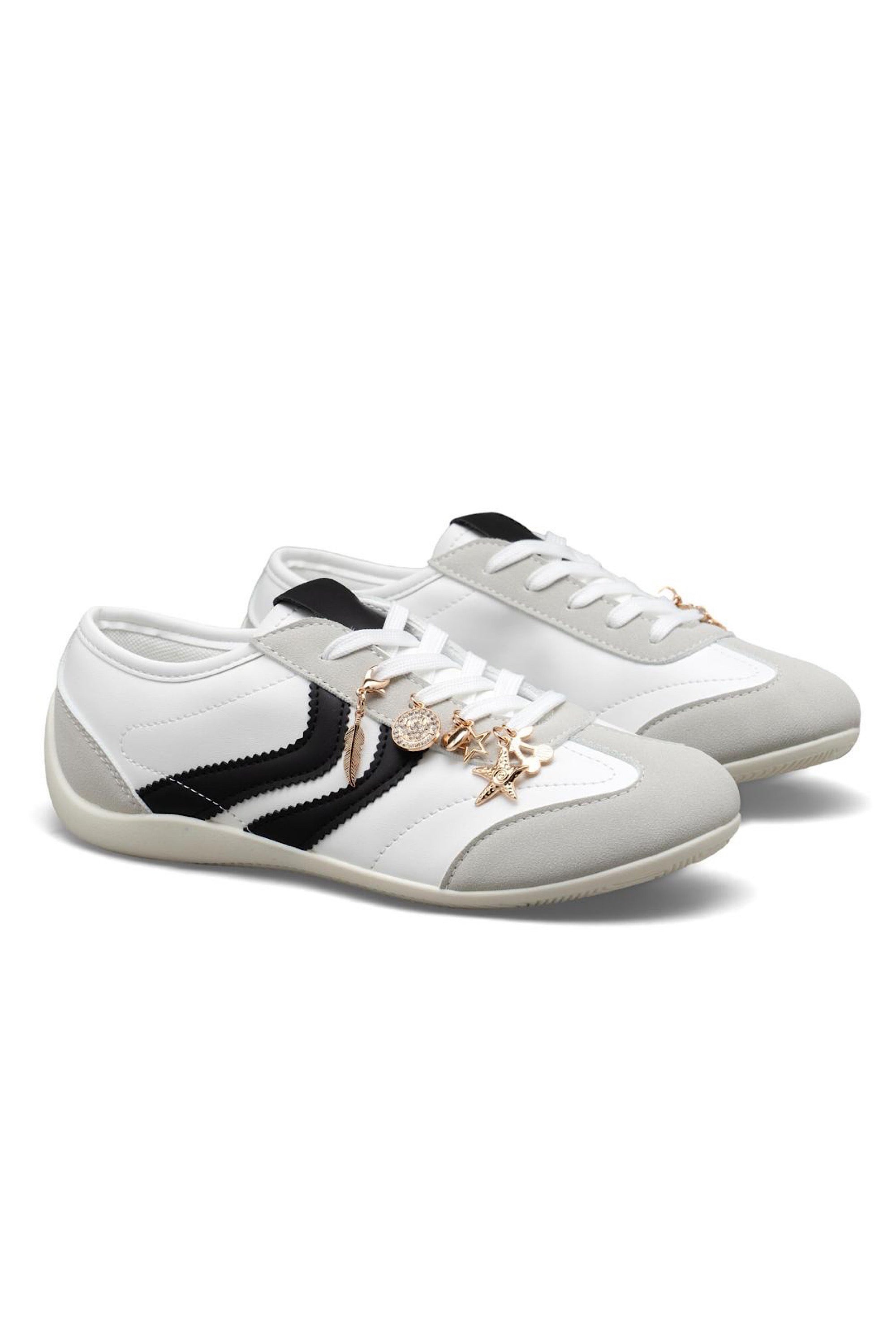Sparkly Charm Horizon Trainers White