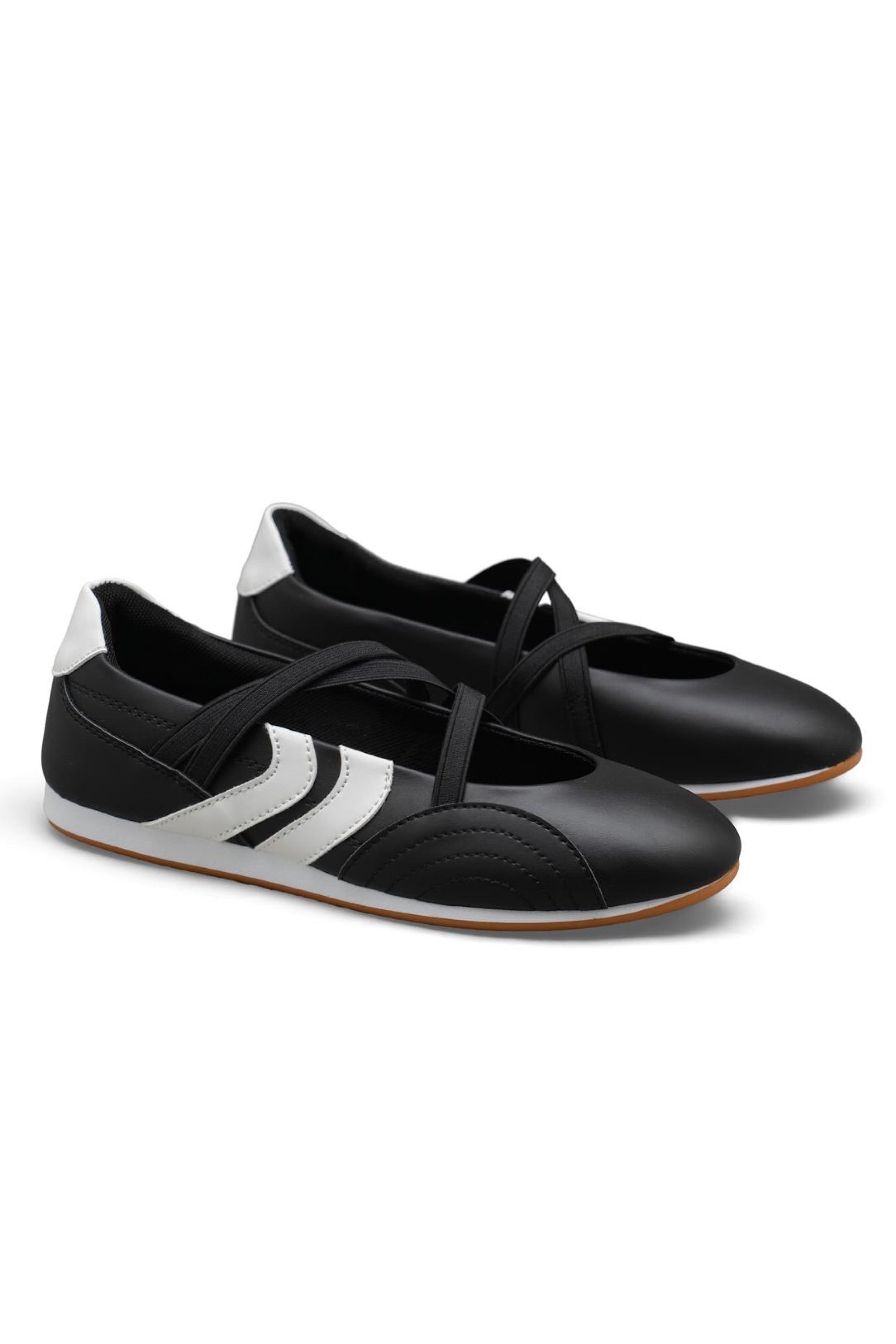 Comfort Mary Jane Asymmetric Strap Trainers Black