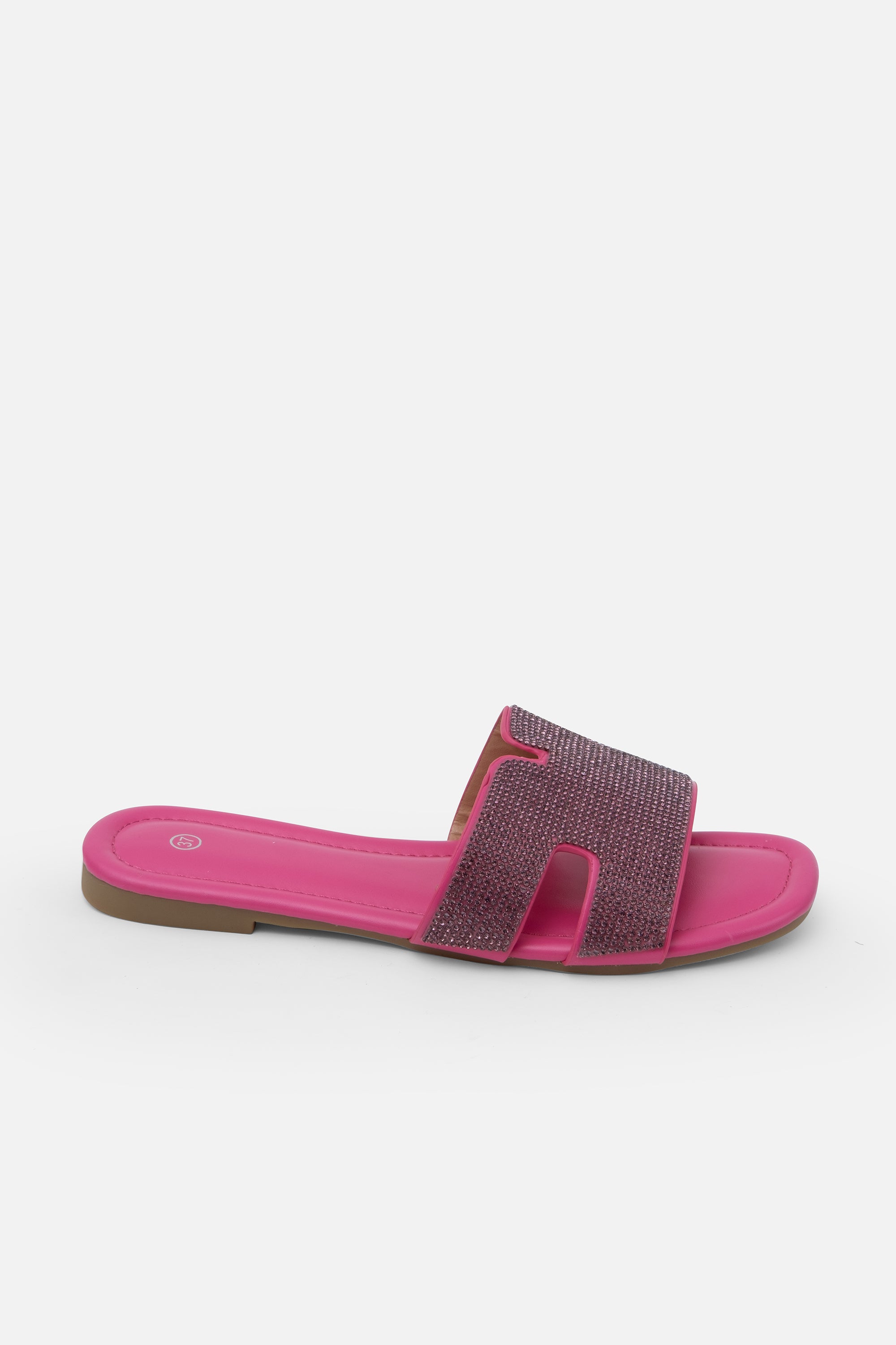 Crystal Lush Halo Sliders Hot Pink, capturing available in 5 colours