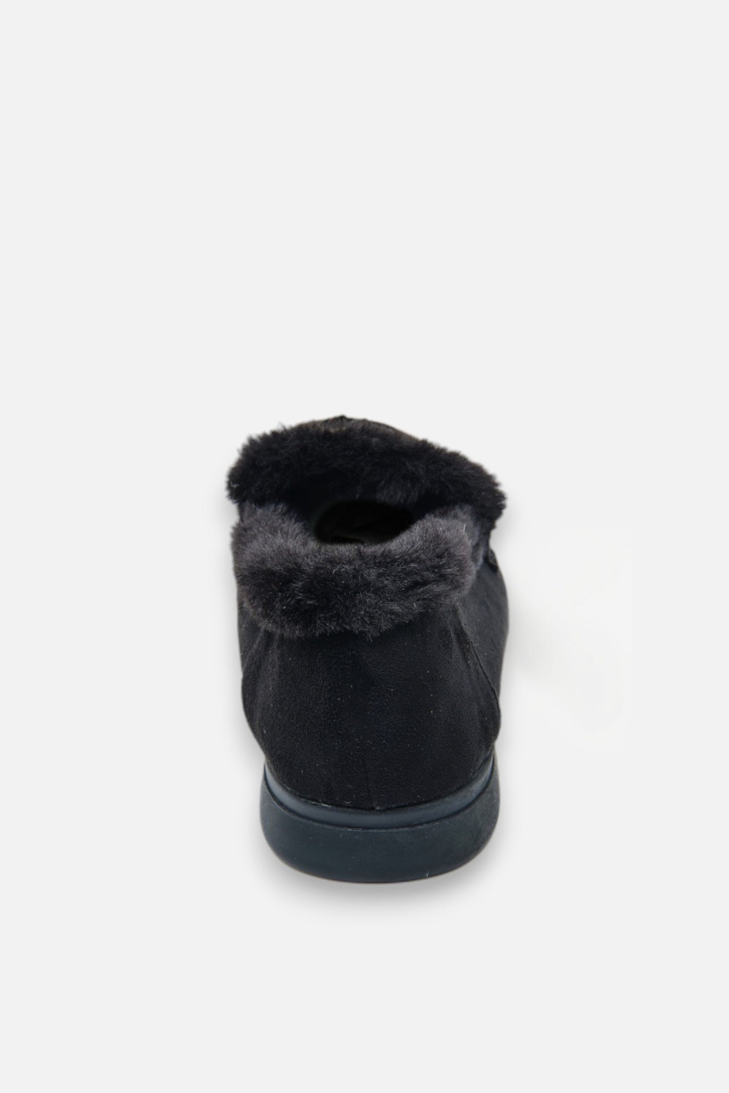 Velvet Crush Loafers Black, featuring flat rubber sole for all-day comfort and grip