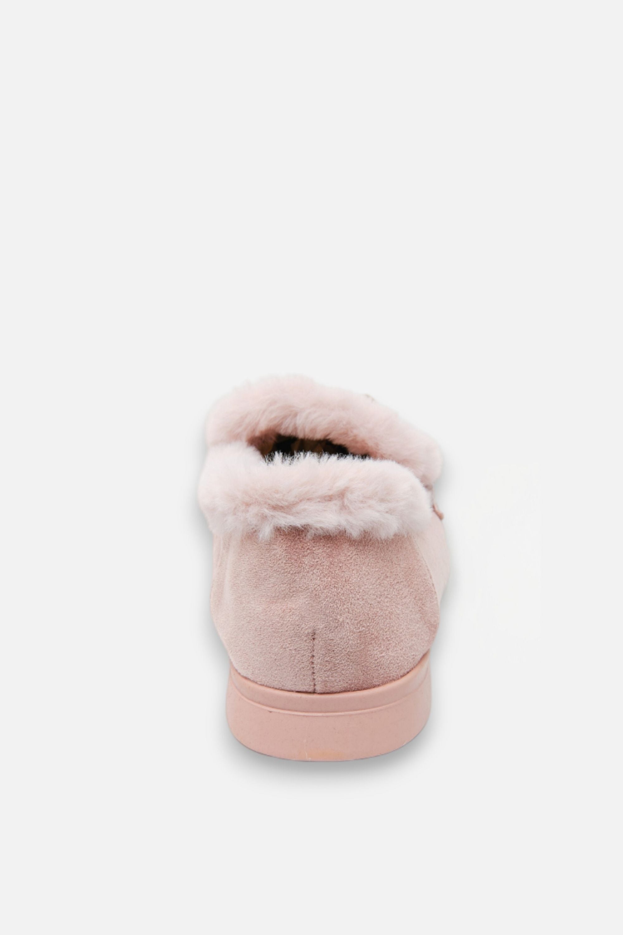 Velvet Crush Loafers Pink, featuring flat rubber sole for all-day comfort and grip