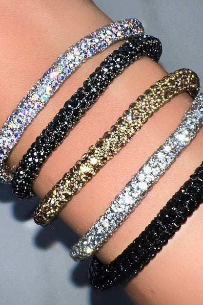 Crystal Flexi Magnetic Dazzle Bracelet finished with crystal Embellished