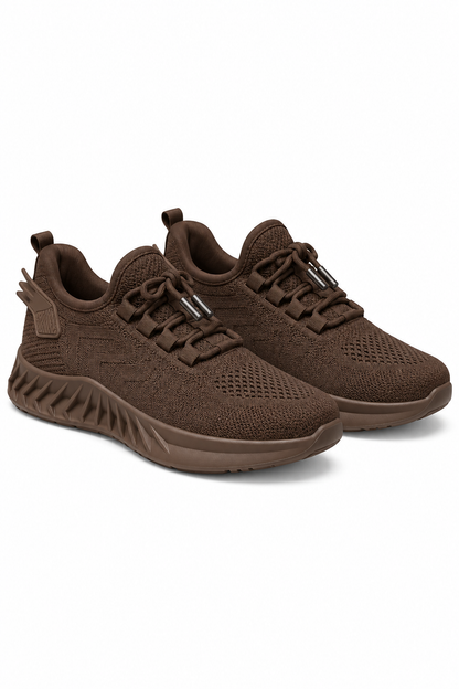 Zaya Lightweight Mesh Athleisure Trainers Brown