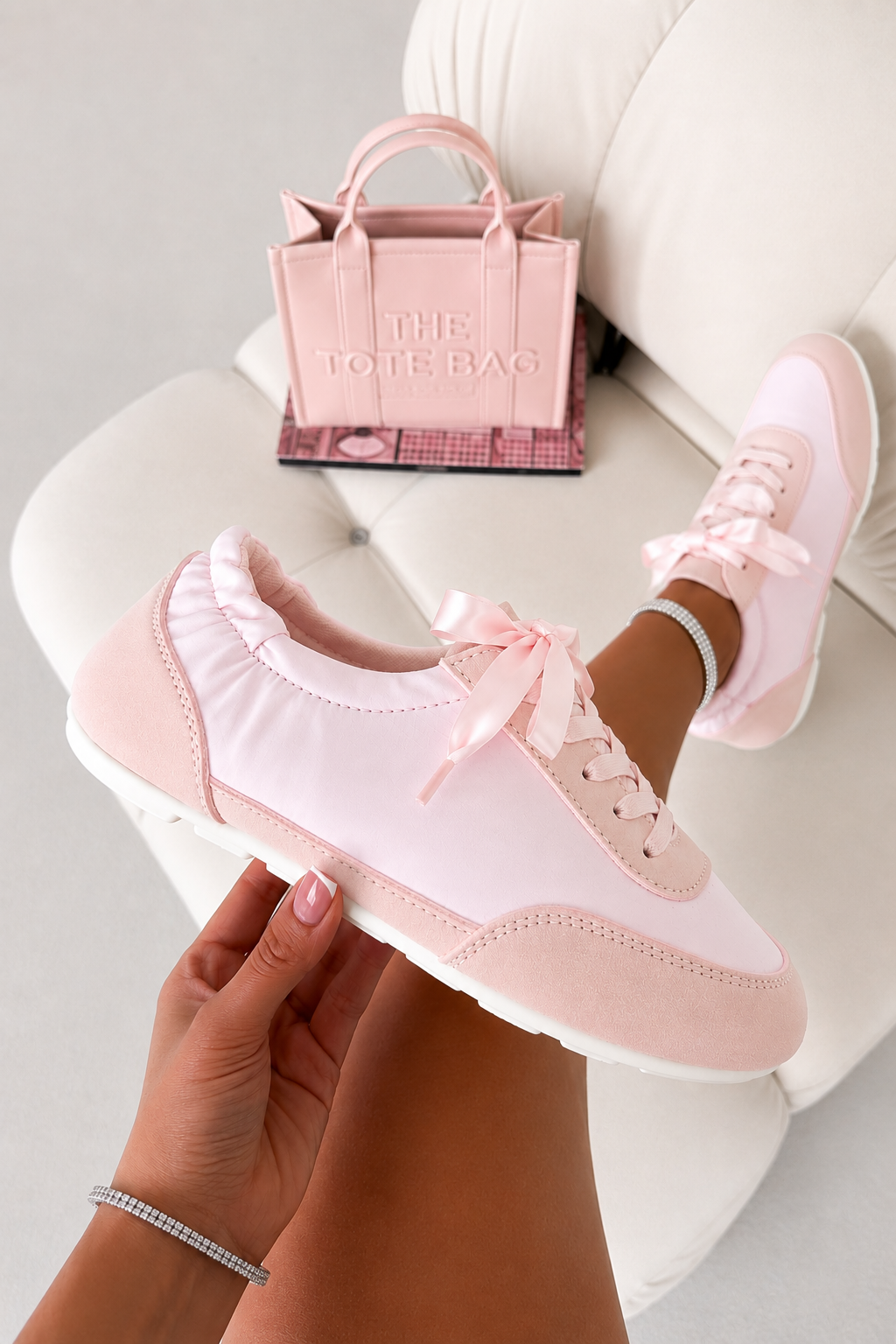 Comfort Ballet Runner Trainers Pink