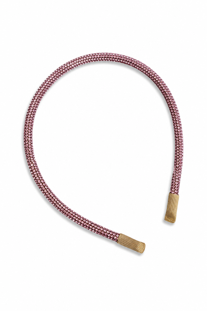 Crystal Dazzle Headband Pink