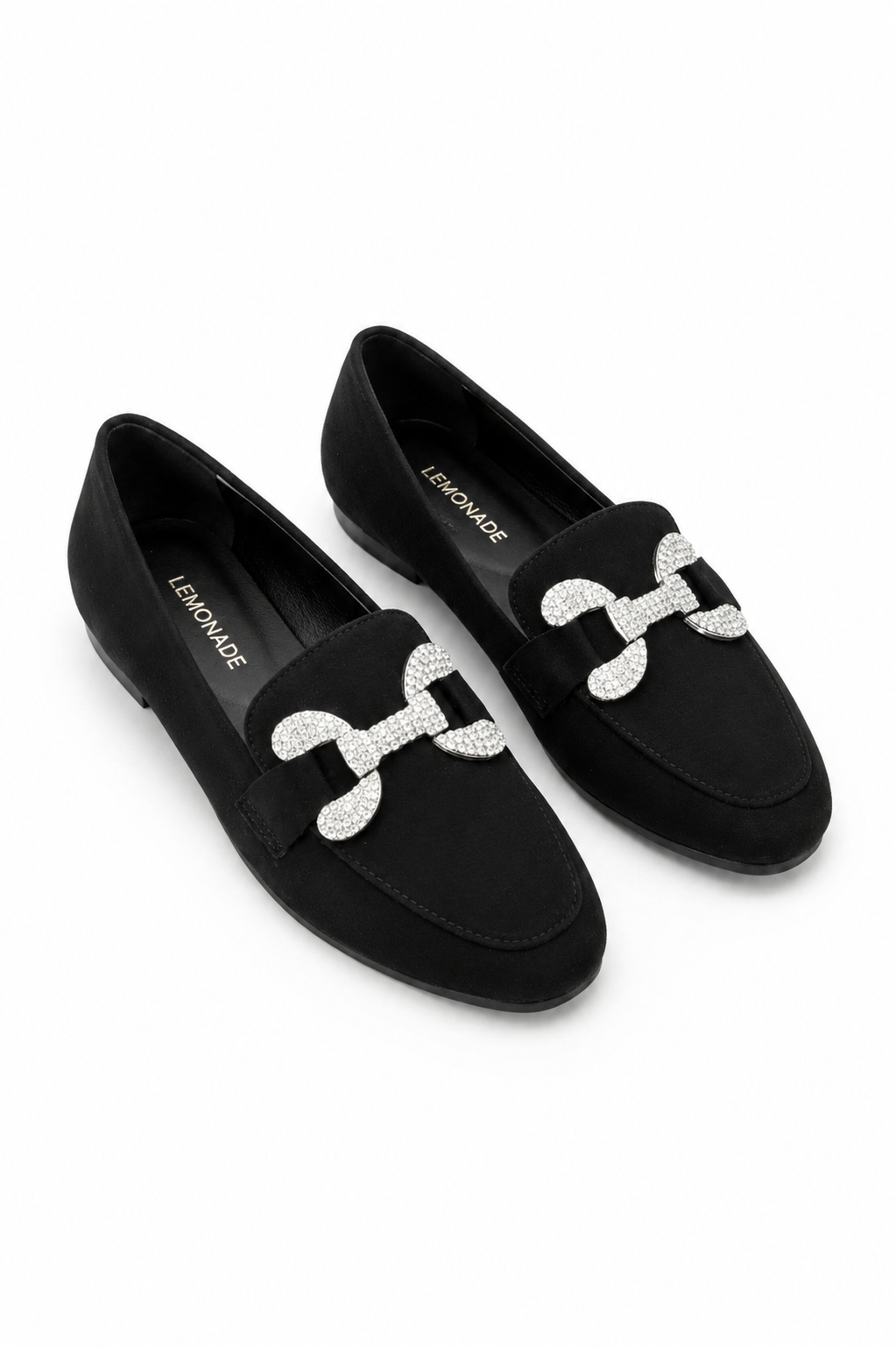 Crystal Diamond Dusk Loafers Black