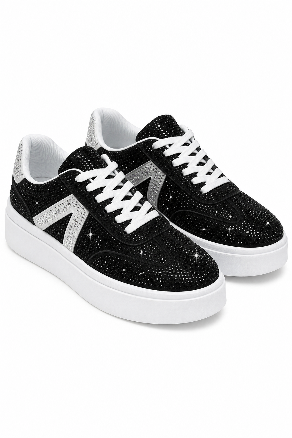 Crystal Icon Trainers Limited Edition Black