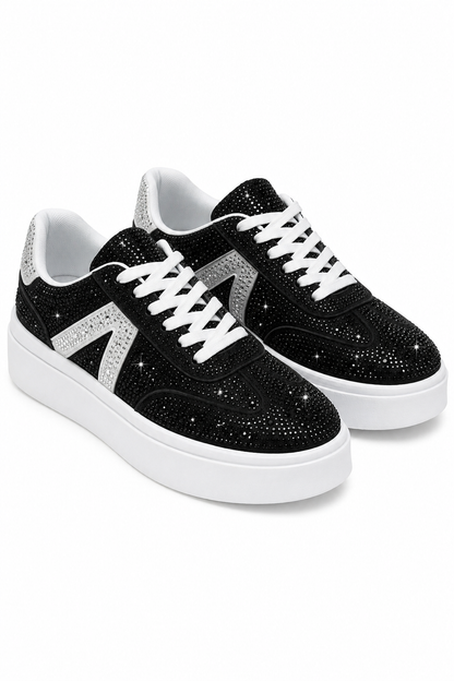 Crystal Icon Trainers Limited Edition Black