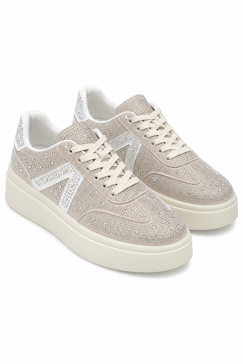 Crystal Icon Trainers Limited Edition Nude
