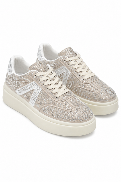 Crystal Icon Trainers Limited Edition Nude
