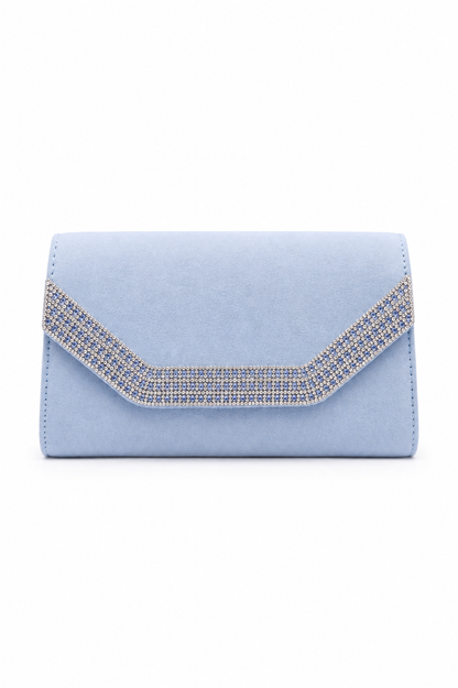 Crystal Royalty Bag Baby Blue