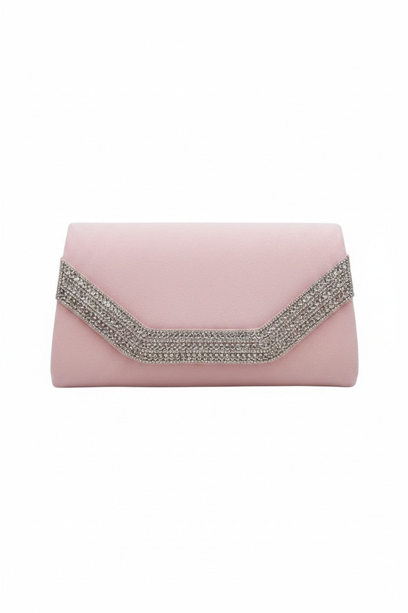 Crystal Royalty Bag Baby Pink