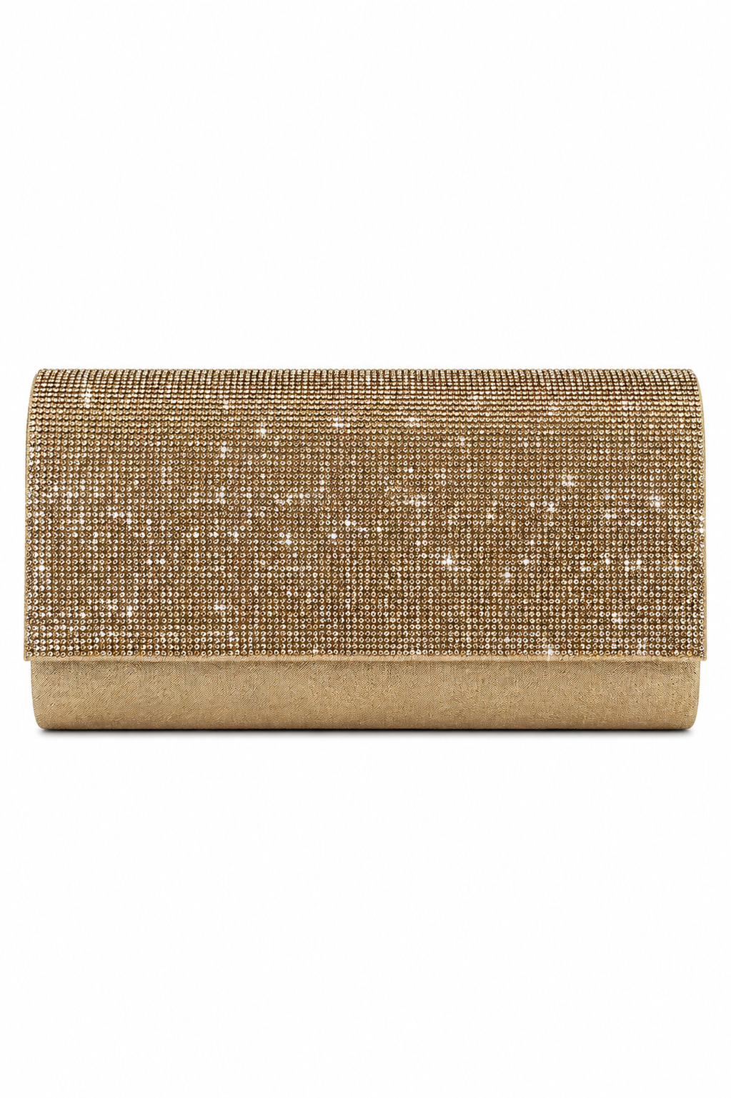 Crystal Sparkle Clutch Bag Gold