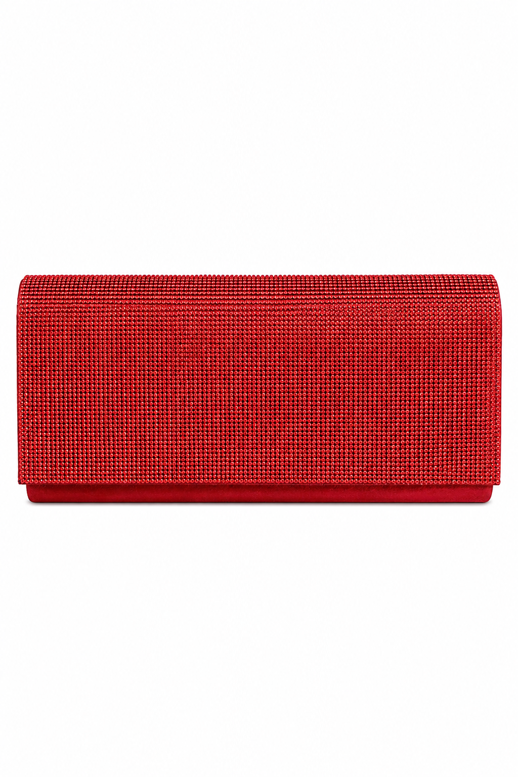 Crystal Sparkle Clutch Bag Red