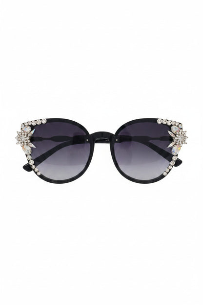 Crystal Sparkle Sunglasses Black