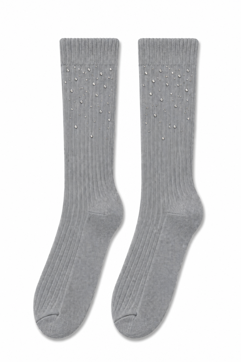 Crystal Sprinkle Socks Grey