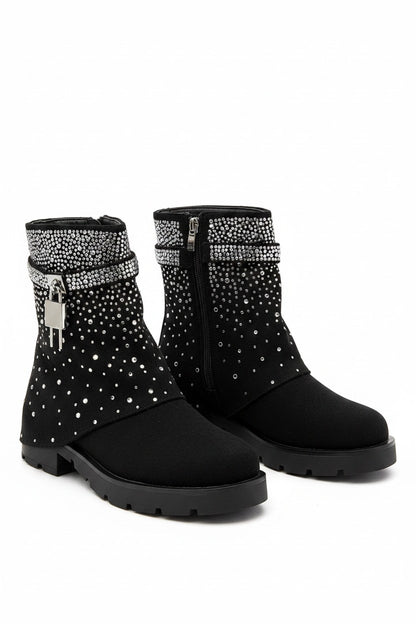 Crystal Starlight Stride Boots Black