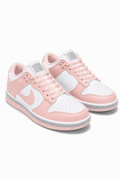 Crystal Trim Sporty Trainers Slimline Edition Candy Pink