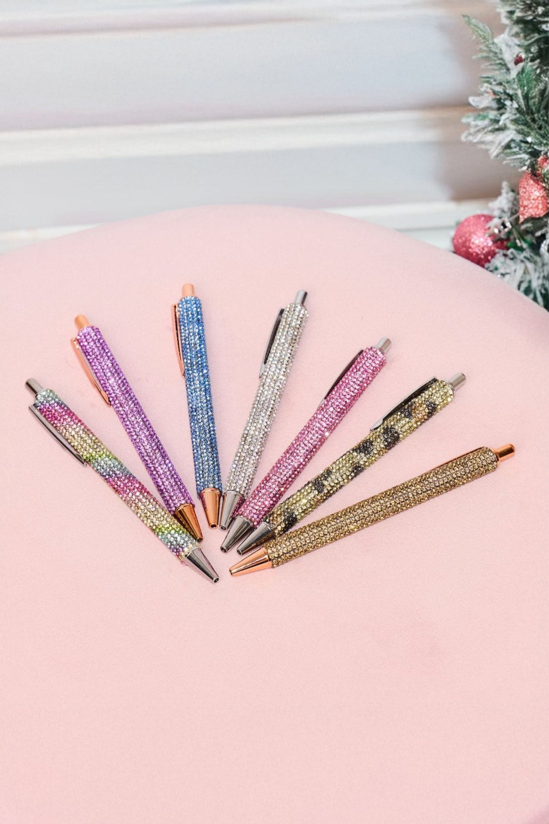 Crystal Ballpoint Pen designed with retractable Click Pen