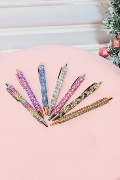 Crystal Ballpoint Pen designed with retractable Click Pen