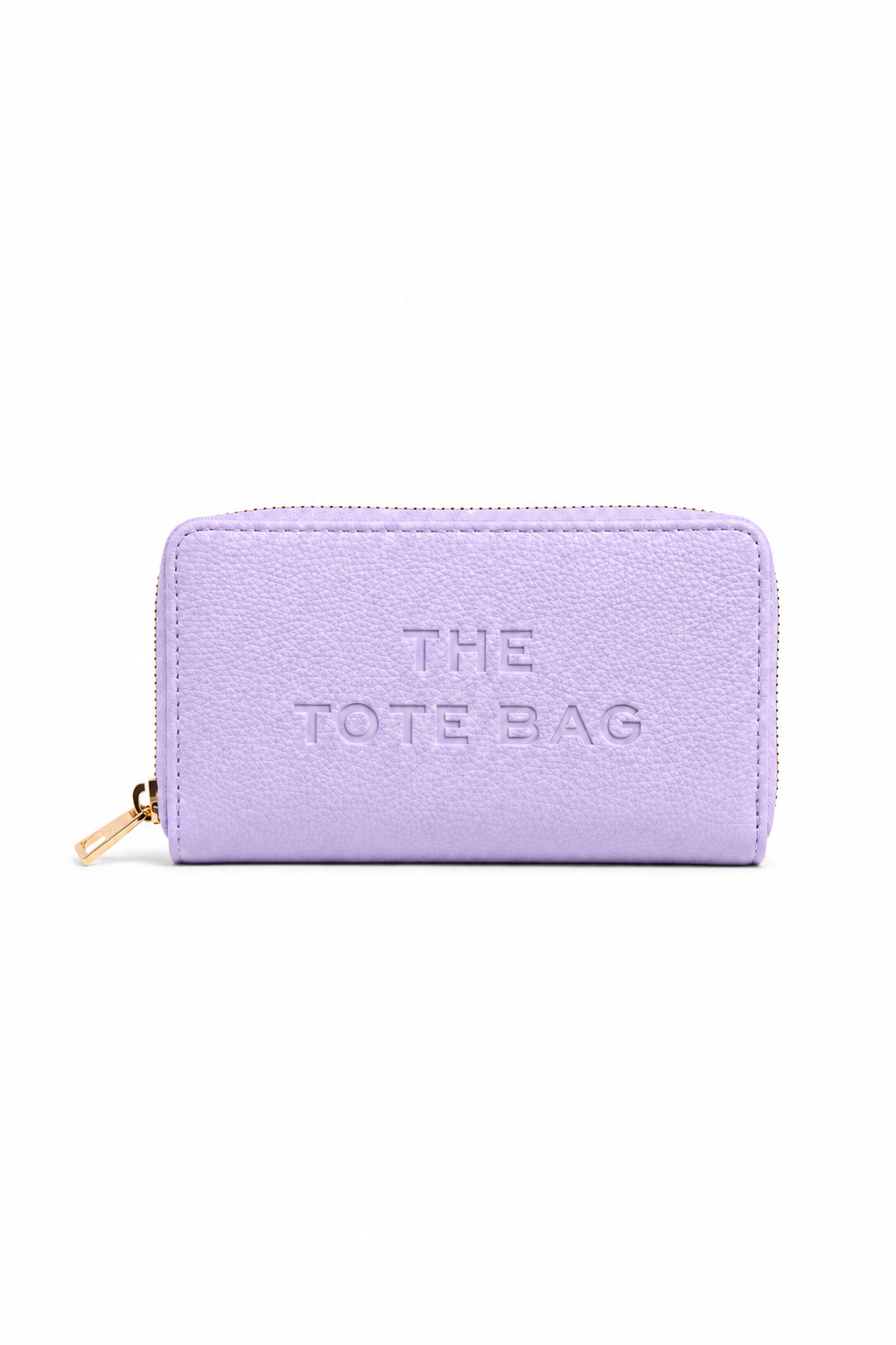 Faux Leather Everyday Wallet Tote Purse Lilac