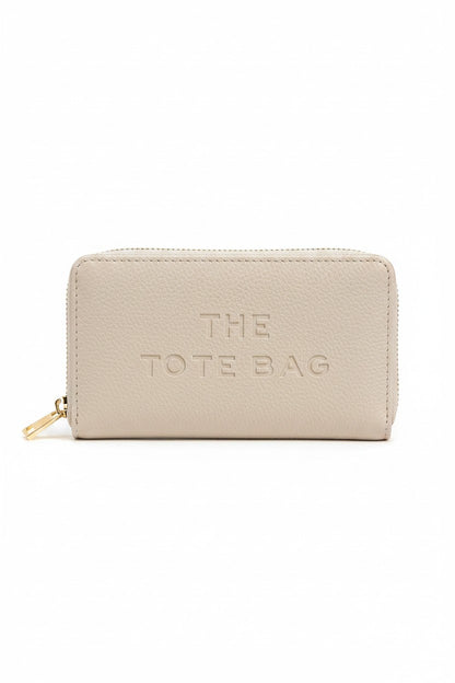 Medium Zip Up The Tote Bag Purse Nude