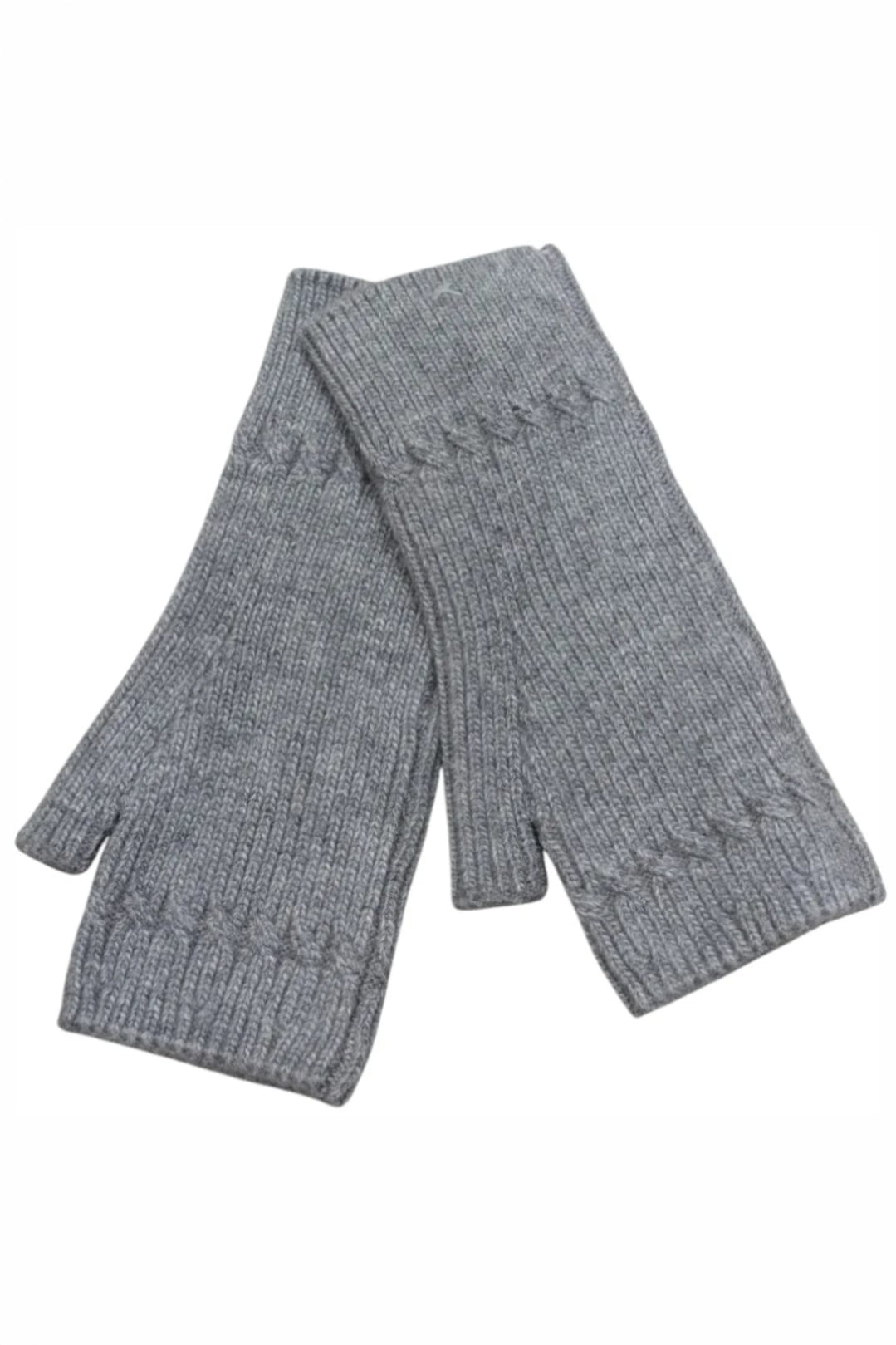 Marnie Wool Blend Sparkly Beanie &amp; Gloves Set Grey