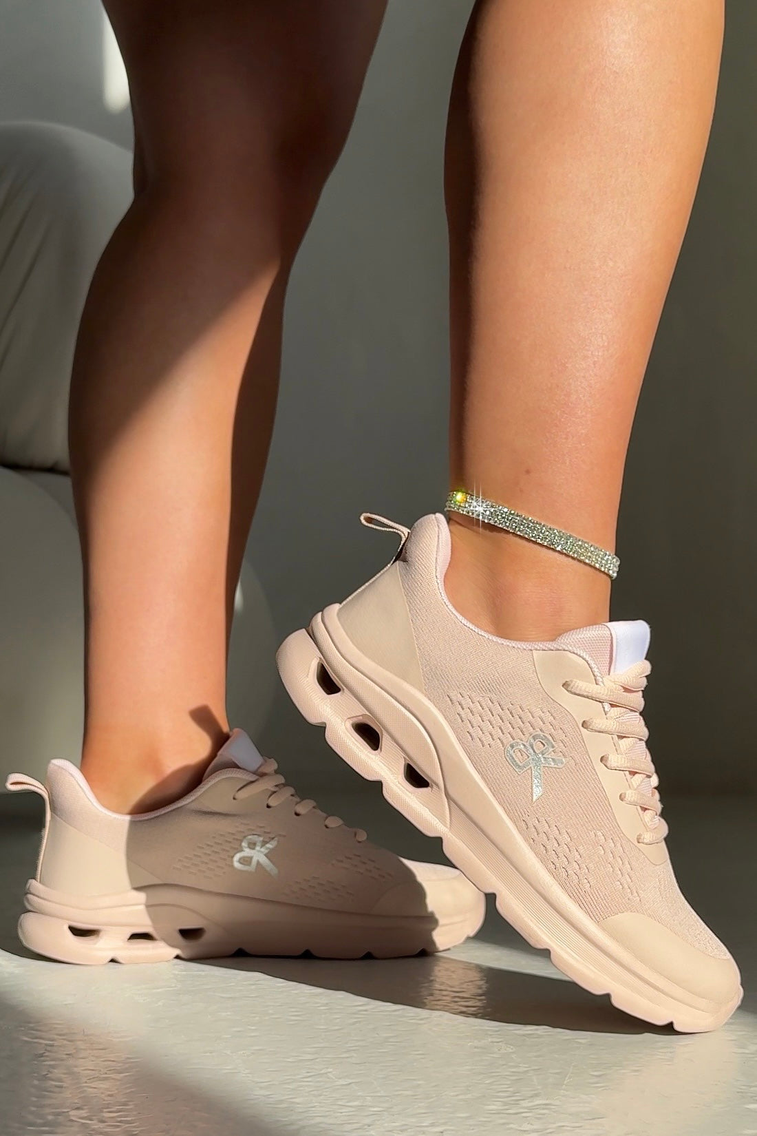 Everyday AirFlex Lightweight Lace-Up Comfort Trainers Pink featuring ultra-lightweight design perfect for everyday wear