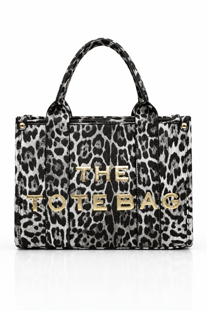 Limited Edition Snow Leopard Medium Tote Bag