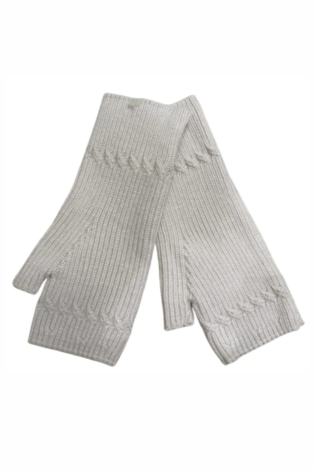 Marnie Wool Blend Sparkly Beanie &amp; Gloves Set Nude