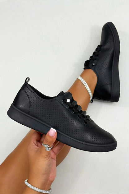 Crystal Comfort Breeze Loop Trainers Black