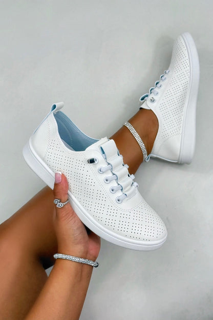 Crystal Comfort Breeze Loop Trainers White