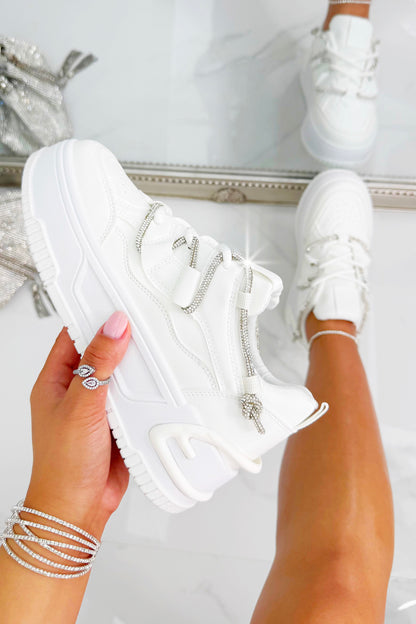 Crystal Spark Trainers White