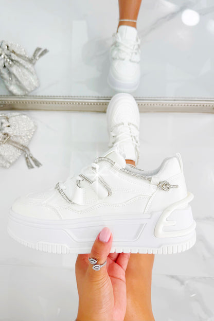Crystal Spark Trainers White