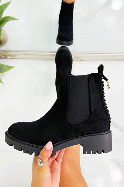 Sparkly Chainstorm Boots Black