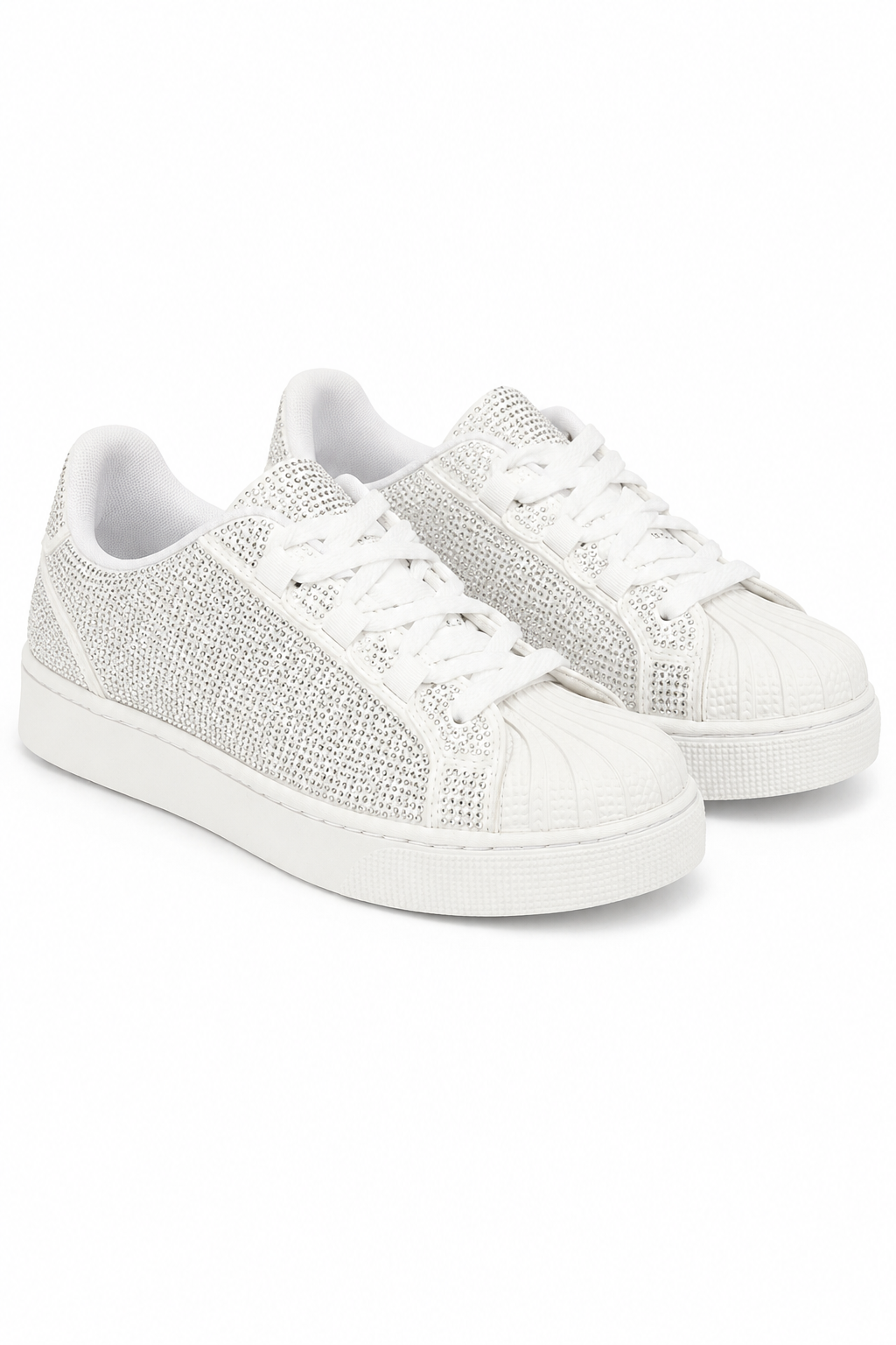 Sparkly Crystal Eternal Trainers White