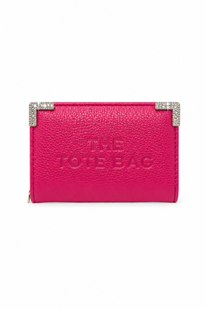 Sparkly Tote Bag Purse Hot Pink