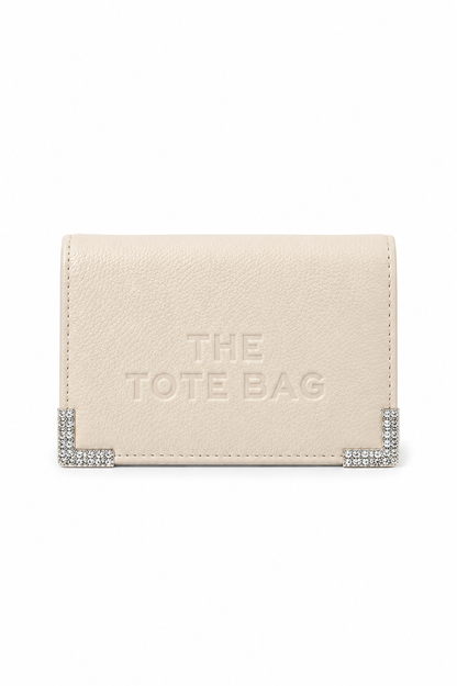 Sparkly Tote Bag Purse Nude